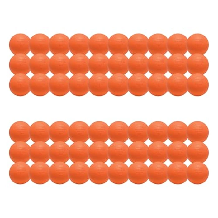 Champion Sports Lacrosse Balls: Official Size Sporting Goods Equipment for Professional, College & Grade School Games, Practices & Recreation - NCAA, NFHS and SEI Certified - 60-Pack - Orange by Champion Sports - Image 7