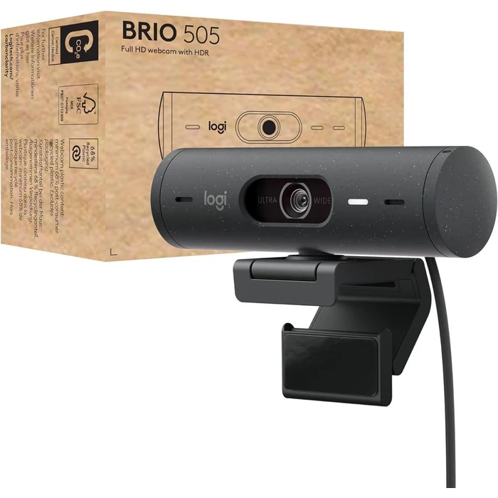 Logitech BRIO 505 Webcam - Graphite by Logitech - Image 3