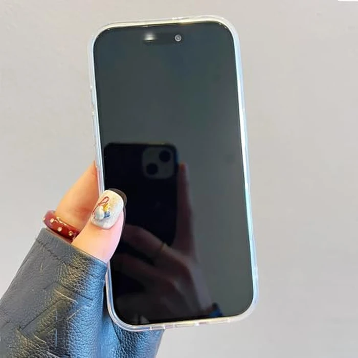 J.west Compatible with iPhone 16 Plus Case 6.7 inch,Sparkle Opal Glitter Translucent Clear Soft TPU Slim Fit Protective Phone Cover Case for Women Girls Colorful by J.west - Image 3