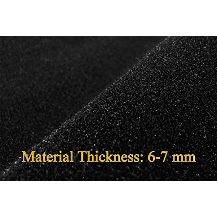 Dash Cover Dashboard Mat Pad Carpet Custom Fit for Dodge Ram 1500 2500 3500 4000 4500 2019 2020 2021 2022 2023 2024 2025 2026 Pickup Truck with Light Sensor w/o HUD(19-25 Black) J183 by Yiz - Image 5