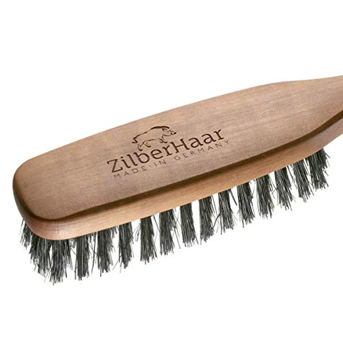 ZilberHaar Long Hair & Beard Brush - Made From Stiff First Cut Boar Bristles And Pearwood - Perfect Beard Care for Men - Works with all Beard Balms and Oils - 8.5 inches long by ZilberHaar - Image 6