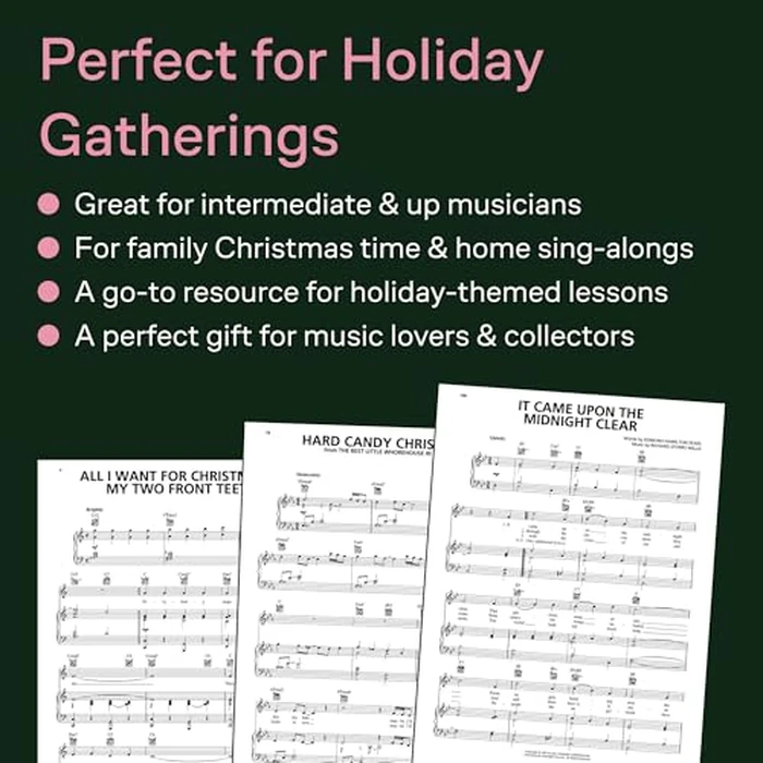 The Best Christmas Songs Ever | Piano/Vocal/Guitar Sheet Music Songbook | 75+ Holiday Favorites for Sing-Alongs and Performances | Christmas Music ... Students Teachers and Musicians (Best Ever) by Hal Leonard - Image 2
