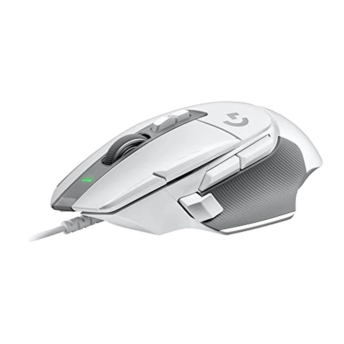 Logitech G502 X Wired Gaming Mouse - LIGHTFORCE Hybrid Optical-Mechanical Primary switches, Hero 25K Gaming Sensor, Compatible with PC - macOS/Windows - White by Logitech G - Image 1