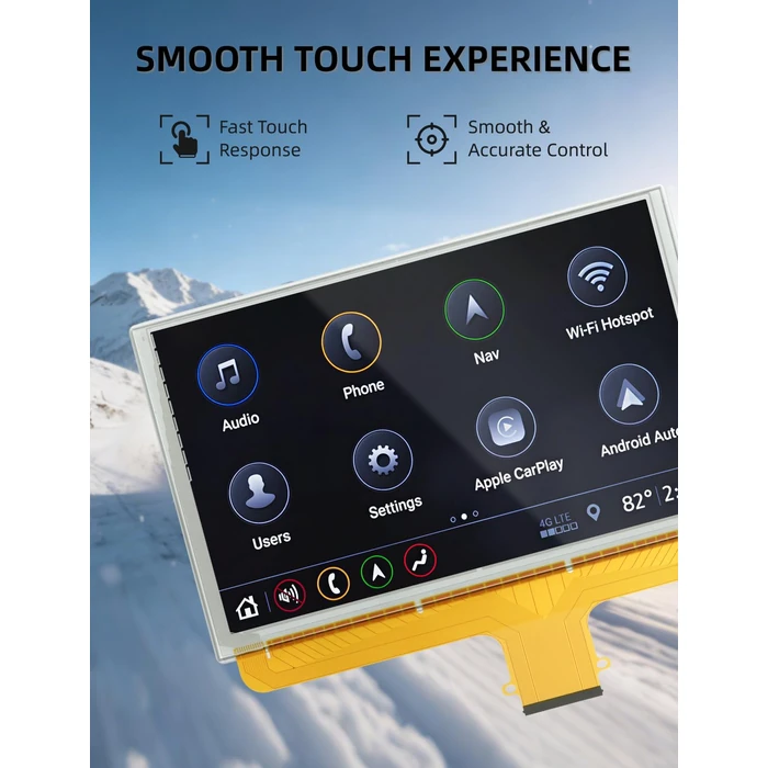 DZFST.FI 8" Touch Screen Glass Digitizer 55 Pin Mylink Radio Navigation Compatible with 2015-2020 Chevy Tahoe Silverado Colorado Suburban & GMC Sierra Yukon Canyon Replace# DJ080PA-01A/G/K/L by DZFST.FI - Image 5