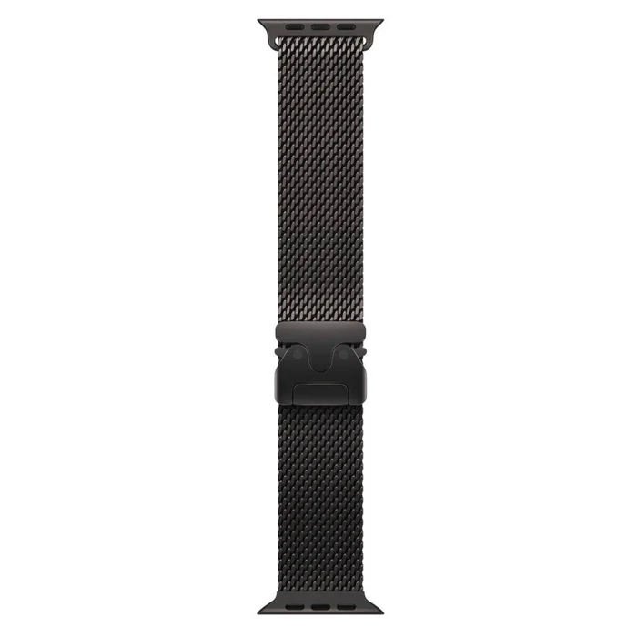 Apple Watch Milanese Loop Band (49mm) - Black - Medium Size by Apple - Refurbished - Premium condition - US$182.43