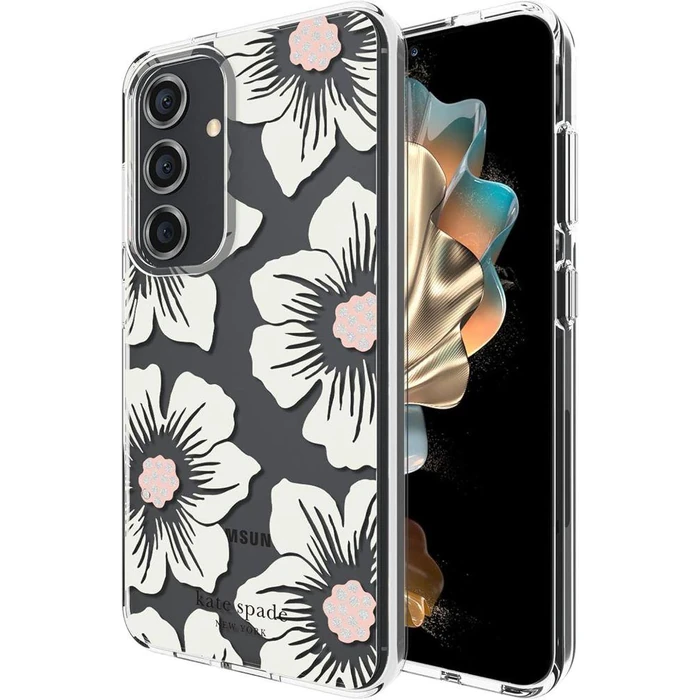 Kate Spade New York Protective Hardshell Phone Case for Galaxy S24+ - Hollyhock - Brand New by Kate Spade - Image 1