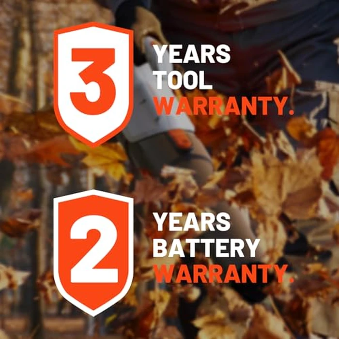 Litheli 20V Cordless Leaf Blower Battery Powered Leaf Blower, 2.0 Ah Battery Lightweight 2 Speed Axial Electric Blowers for Lawn Care, Patio, Snow, Dust, Blowing Leaves by LiTHELi - Image 6