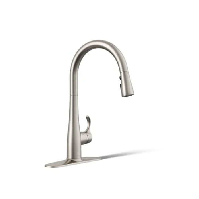 KOHLER Simplice Response Touchless Pull Down Kitchen Faucet in Stainless Steel, K-22036-VS by Kohler - Image 1