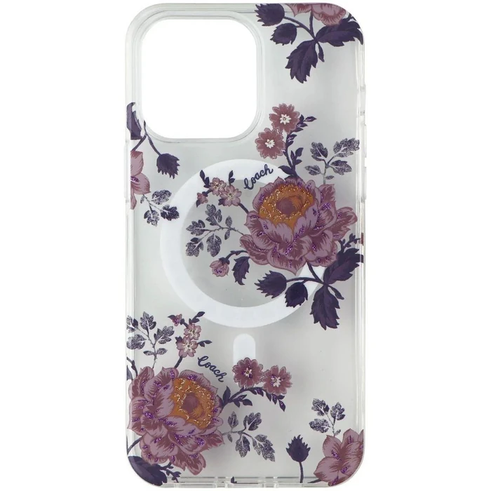 Coach Protective Phone Case with MagSafe for iPhone 14 Plus - Moody Floral by Coach - Image 1