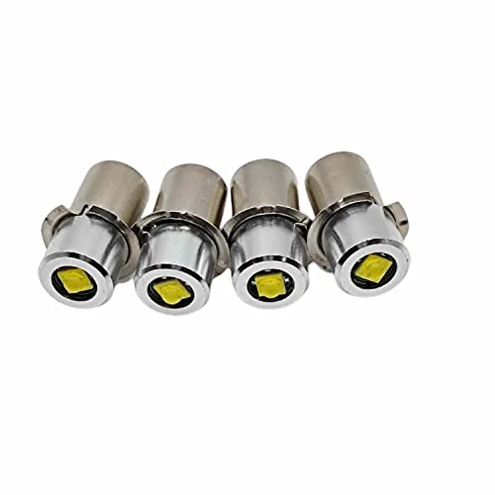 GLGYCB P13.5S PR2 LED Bulb Flashlight Replacement Led Conversion kit 2D 3D 4d Cell Bulbs 3W 3V 4.5V 6V for 2-4C&D LED Bulbs 4Pack by GLGYCB - Used - Like New condition - US$14.43