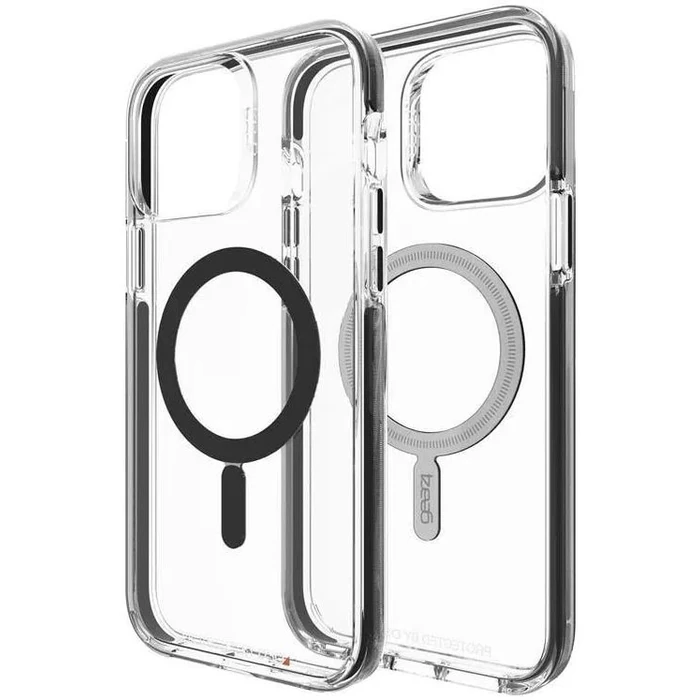 Zagg Gear4 Piccadilly Snap Phone Case for iPhone 13 Pro Max - Clear/Black by Zagg - Image 4