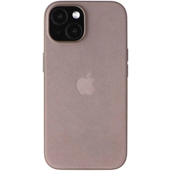 Apple FineWoven Phone Case for MagSafe for iPhone 15 - Taupe by Apple - Refurbished - Excellent condition - US$34.94