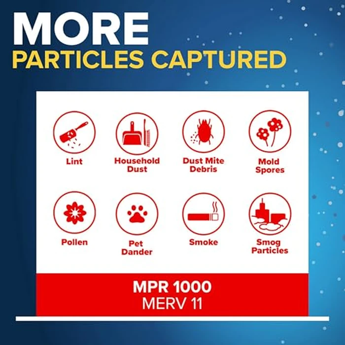 Filtrete Micro Allergen Defense Deep Pleat AC Furnace Air Filter, MPR 1000, 16 x 25 x 4-Inches (4-3/8-Inch Depth), 4-Pack by Filtrete - Image 5