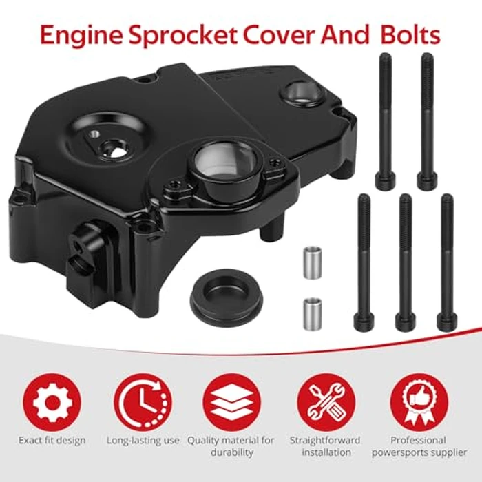 JAVIK Engine Sprocket Cover with Bolts for Suzuki GSX-R600 GSX-R750X 1996-2000 O.E.M# 11361-33E03 by JAVIK - Image 5