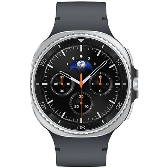Galaxy Watch8 (Bluetooth + LTE) - 32GB - 44mm - Black Classic (Stainless Steel) Case with Graphite Silicone Sport Band by Samsung - Image 1