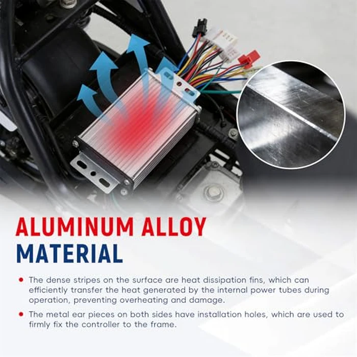 waltyotur 36V 48V 350W Brushless DC Motor Speed Controller Replacement for Electric Bicycle E-Bike Scooter by waltyotur - Image 6