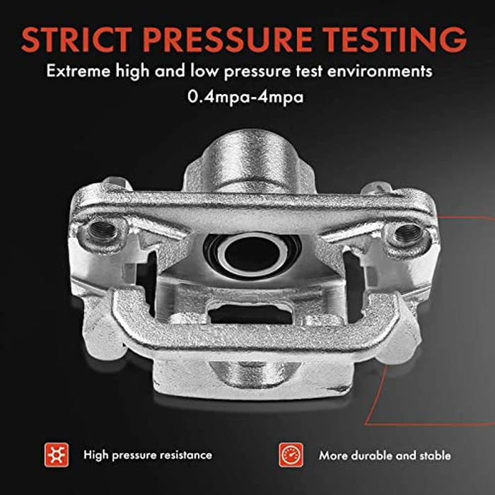 A-Premium Disc Brake Caliper Assembly with Bracket Compatible with Select Infiniti Models - G35 2007-2008, G37 2009, Fit the model with 308mm Rear Disc & 320mm Front Disc - Rear Driver and Passenger by A-premium - Image 5