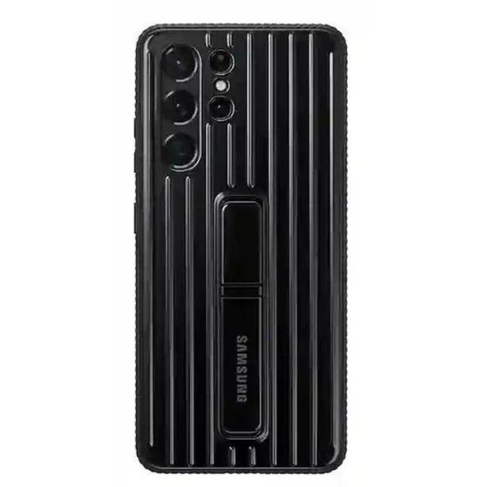 Samsung Rugged Protective Cover for Galaxy S21 Ultra - Black by Samsung - Refurbished - Brand New condition