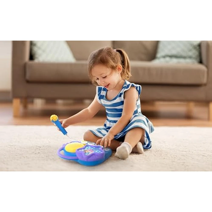 eKids Ms Rachel Karaoke Microphone with Boombox for Fans of Toddler Toys, Kids Karaoke Machine with Built in Music, Great Gifts for Kids by eKids - Image 5