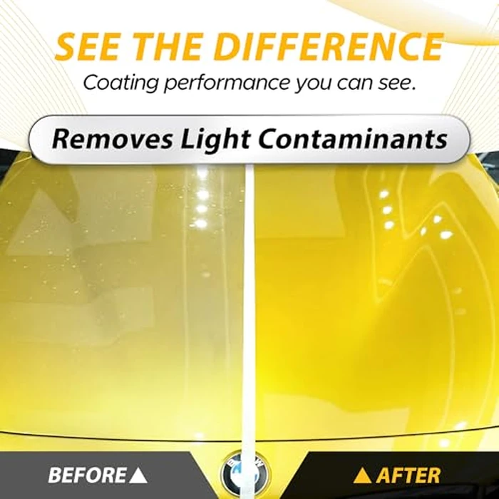 BULLET Q-001 Quick Detailer Spray Wax, Hydrophobic Shine, Ceramic Spray Coating for Durable Protection on Paint, Glass & Wheels, Powerful Water Beading, 16.9 oz Bottle by BULLET - Image 5