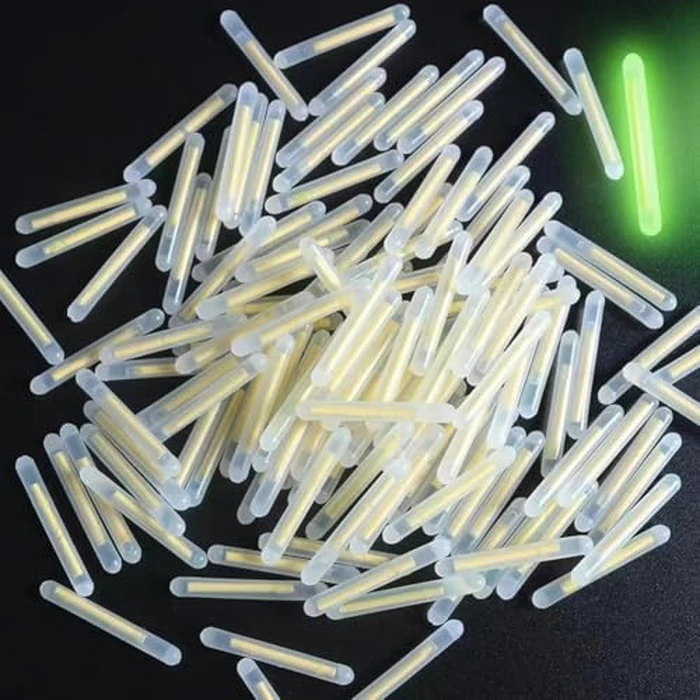 Yxinjy 100 Pcs Fishing Float Light Stick Fluorescent Lightstick Fluorescent Dark Glow Sticks Floats Terminal Tackle Accessories Fishing Float Accessories Corks, 3mm by Yxinjy - Used - Like New condition - US$6.92