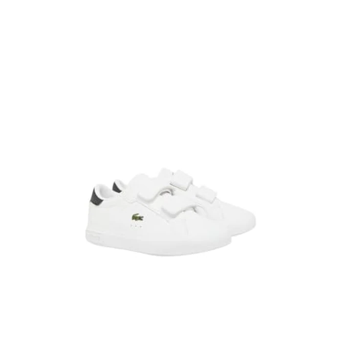 Lacoste Unisex-Child Infant's Powercourt Sneaker, Eclipse Blue/Cork, 6 by Lacoste - Used - Very Good condition - US$27.56