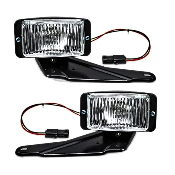 Fog Light Assembly compatible with 1988-1997 Chevy GMC C/K C1500 C2500 C3500 K1500 K2500 K3500, w/Bracket & Bulb,GM2592106 | GM2593106 by corkiauto - Image 1