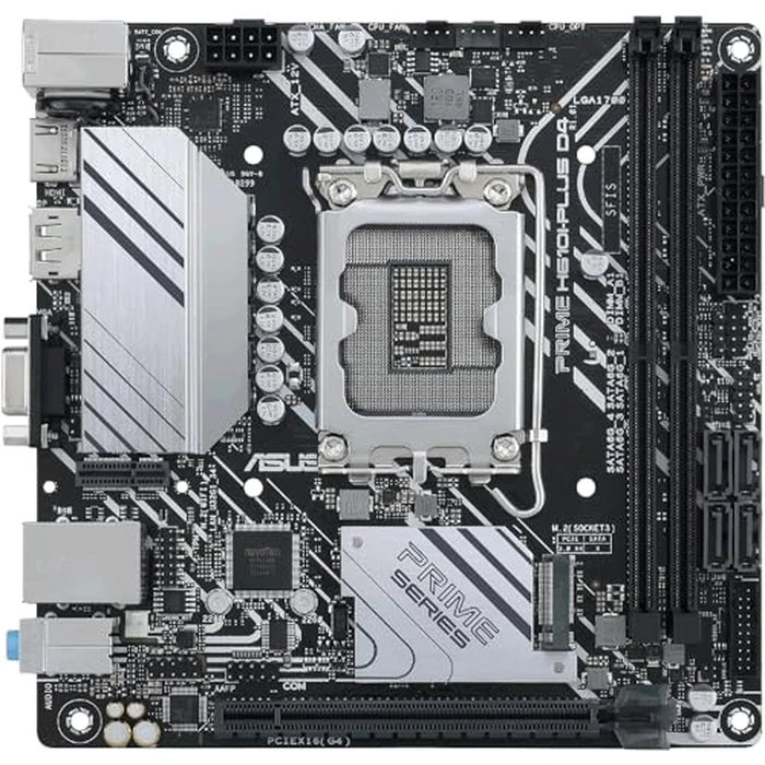ASUS PRIME H610I-PLUS D4 LGA 1700(Intel 12th Gen&Intel vPro)mini ITX Motherboard(PCIe 4.0,DDR4,USB 3.2 Gen 1 Type-A,1Gb Lan,DP/HDMI/D-Sub,V-M.2(Key E),Q-LED,Mono-out header with amp IC,SPI TPM header) by ASUS - Used - Very Good condition - US$93.87