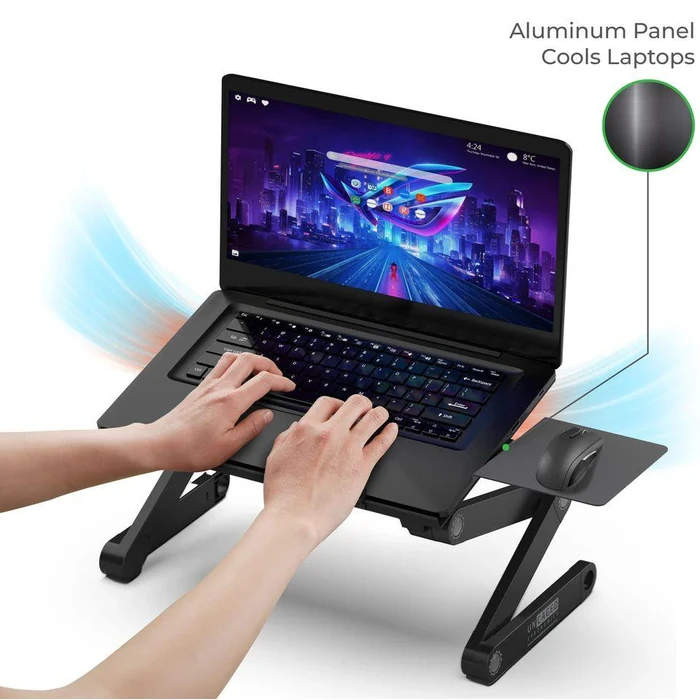 Uncaged Ergonomics WorkEZ Best Laptop Stand & Lap Desk - Black by Uncaged Ergonomics - Image 2
