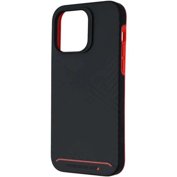 ZAGG Gear4 Battersea Snap Phone Case for Apple iPhone 14 Pro - Black/Red by ZAGG - Image 1
