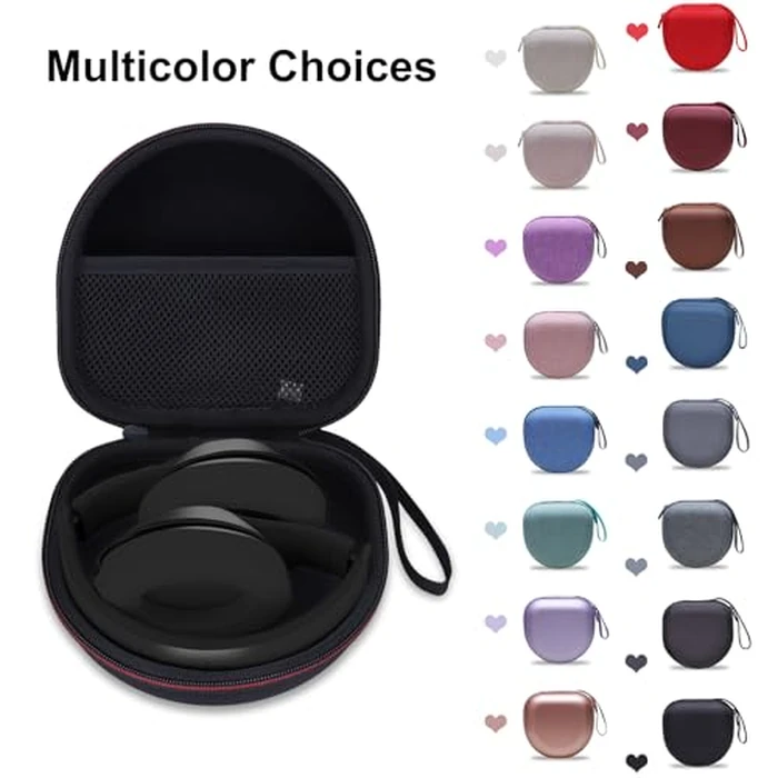 LTGEM Headphone Case Compatible with BERIBES/TOZO/KVIDIO/Beats/Soundcore Anker/JBL Noise Cancelling Over-Ear Headphones, Light Purple by L LTGEM - Image 3