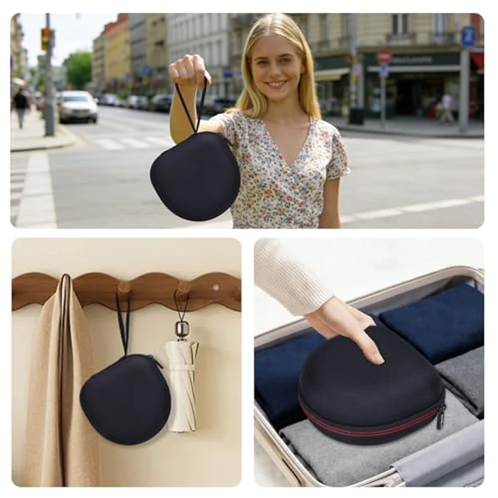 LTGEM Headphone Case Compatible with BERIBES/TOZO/KVIDIO/Beats/Soundcore Anker/JBL Noise Cancelling Over-Ear Headphones, Light Purple by L LTGEM - Image 5