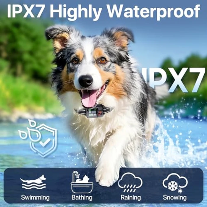 GPS Wireless Dog Fence System,Invisible Electric Fence for Dogs,Adjustable Range 49-6561ft,3 Training Mode,Magnetic Charging,Waterproof,Pet Containment System for Outdoor Use (Matte) by PRTRFLC - Image 7