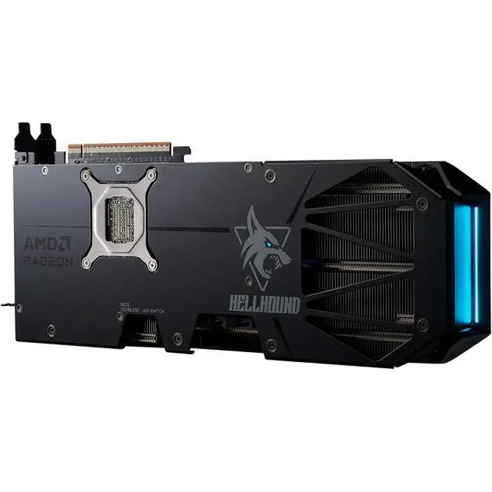 PowerColor Hellhound Radeon RX 9070 16GB 256-Bit GDDR6 PCI Express 5.0 RDNA 4 Graphics Card RX9070 16G-L/OC by PowerColor - Image 6