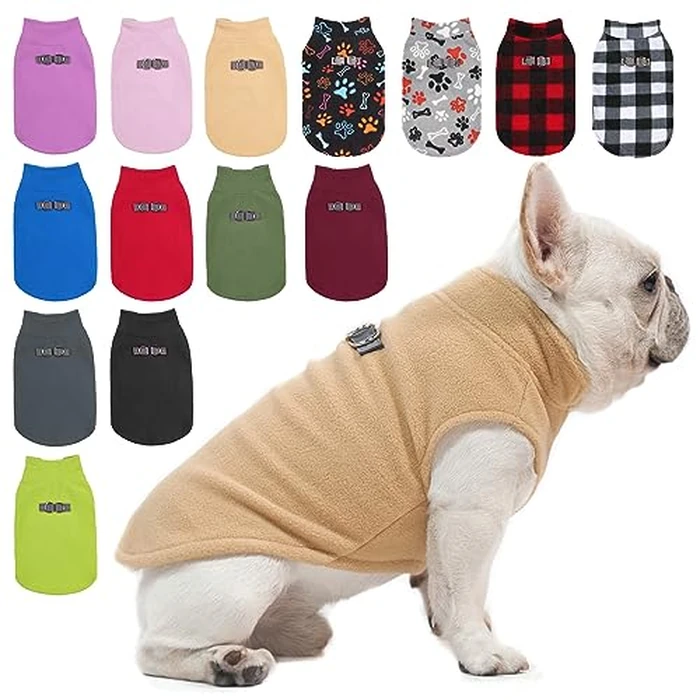 BEAUTYZOO Dog Fleece Vest Sweater Winter Jacket for Small and Medium Dogs with D-Ring Leash Cold Weather Coat Hoodie for XS S M Dogs Boy or Girls by BEAUTYZOO - Used - Like New condition - US$9.07