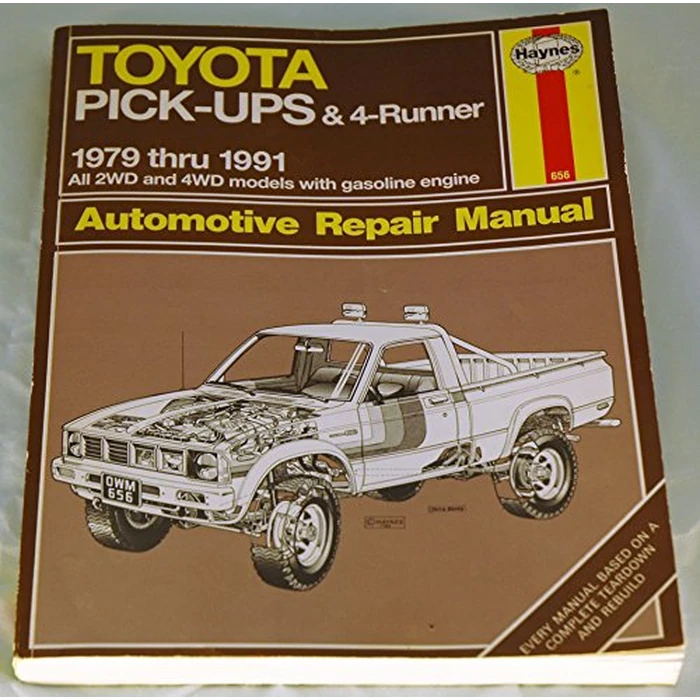 Toyota Pick-Ups & 4-Runner: 1979 Thru 1991, All 2wd and 4wd Models With Gasoline Engine Automotive Repair Manual by Haynes Pub., Inc. - Used - Good condition - US$65.99