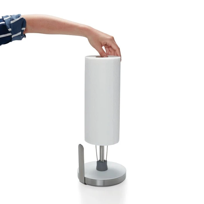 KitchenAid - Gourmet Paper Towel Holder, Stainless Steel Paper Towel Holder with Weighted Base (White) by KitchenAid - Image 2