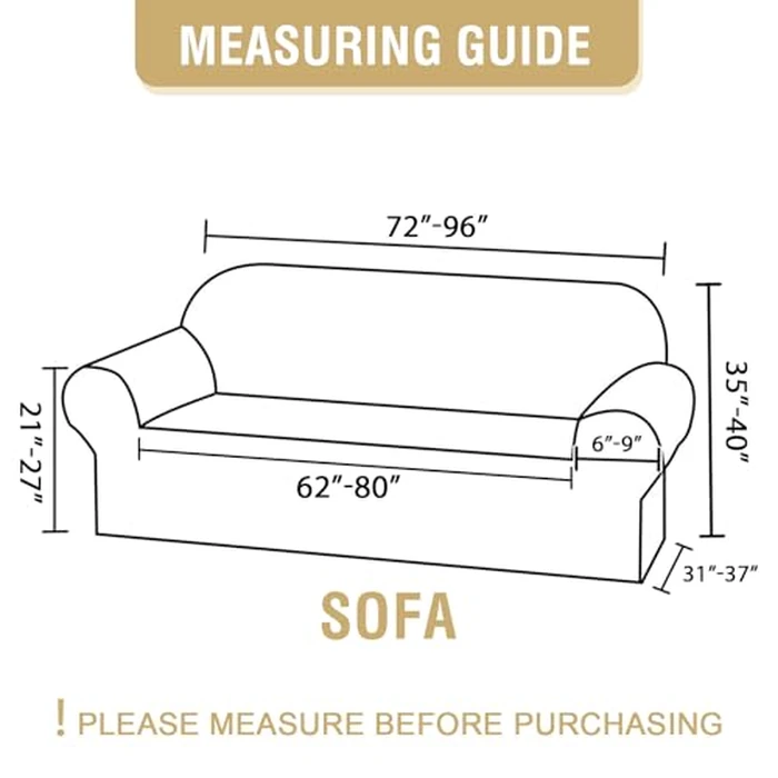 H.VERSAILTEX Printed Couch Covers for Sofa Printed Sofa Cover High Stretch Couch Cover for 3 Cushion Couch Washable Sofa Slip Covers Furniture Protector(Cottage Charm,Sofa) by H.VERSAILTEX - Image 4