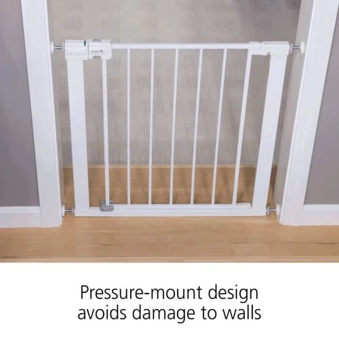 Safety 1st Easy Install Walk Thru Baby Gate for Doorway With Door, Dog Gates, Fits 29"-38", Easy Install 28" Tall, White by Safety 1st - Image 7