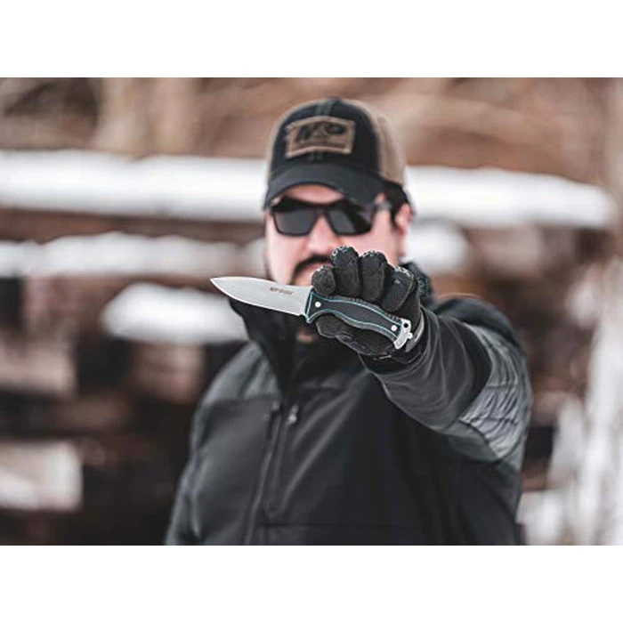 Smith & Wesson M&P Officer 8.5in S.S. Full Tang Fixed Blade Knife with 4in Drop Point, G10 Handle and Glass Break for Outdoor, Tactical, Survival and EDC,Black by Smith & Wesson - Image 3