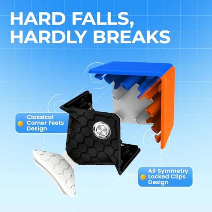 GAN 356 M, Speed Cube 3x3 Magnetic Speedcube Stickerless 356M Fidget Toys for Kids Adults, No Extra GES by GAN - Image 3