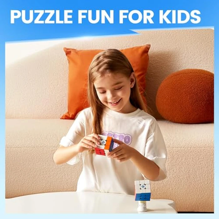 GAN 356 M, Speed Cube 3x3 Magnetic Speedcube Stickerless 356M Fidget Toys for Kids Adults, No Extra GES by GAN - Image 5