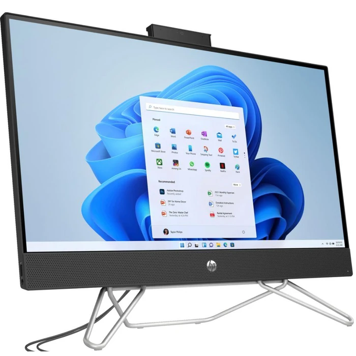 HP 24-cb1133m All-in-One Desktop PC 23.8" - AMD Ryzen 3 5425U 2.7GHz - 512GB - Jet Black - 8GB RAM - 23.8 Inch by HP - Image 2
