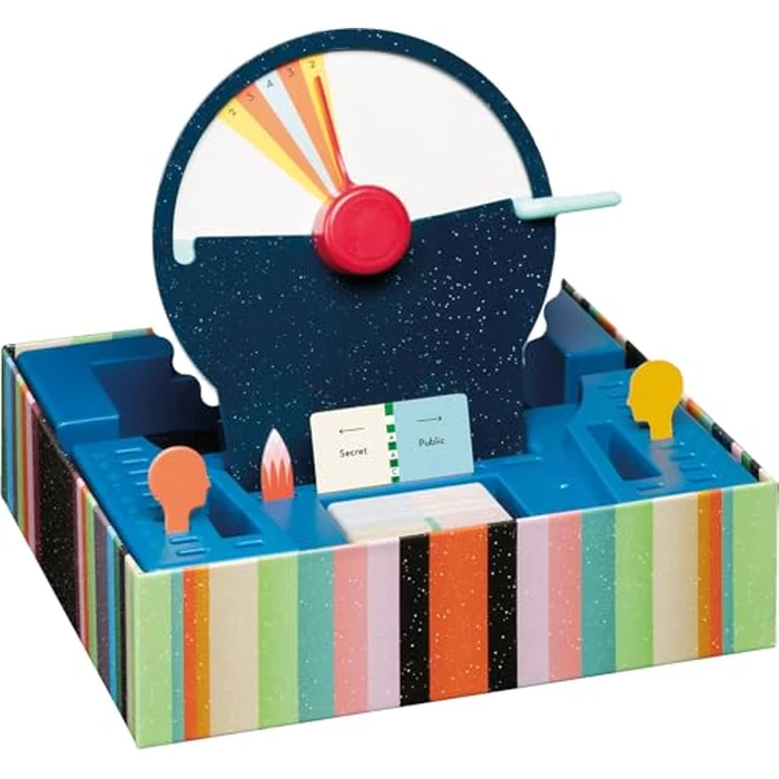 Longueur d'Onde (Français) - Party Games - Social/Team-Based - Fun and Abstract Mind-Reading Game - Ages 14+ - 2-12+ Players - 30-45 Minute Playtime - French Edition - Made CMYK by Asmodee - Image 2