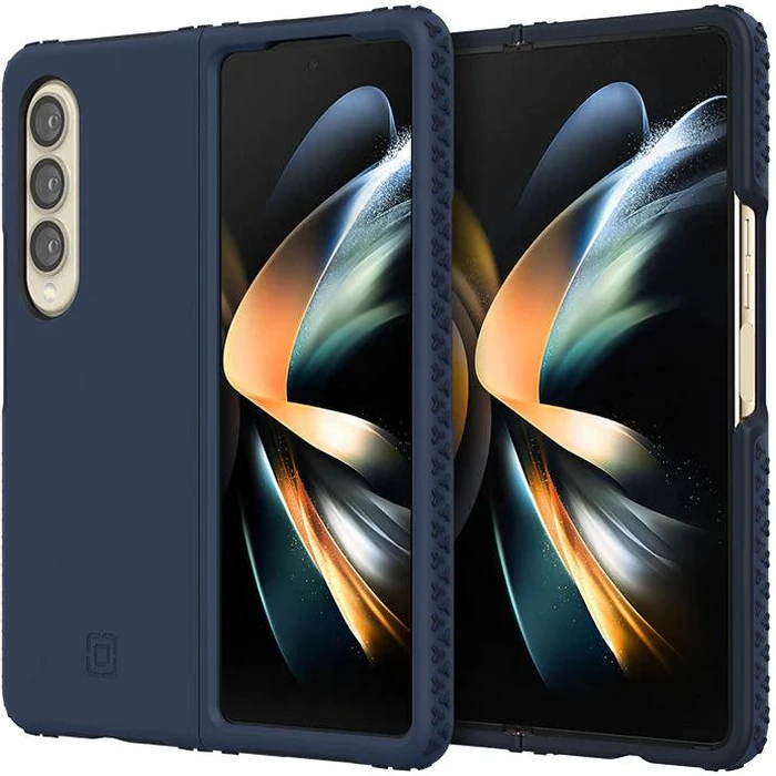 Incipio Grip Phone Case for Samsung Galaxy Z Fold4 - Midnight Navy by Incipio - Refurbished - Brand New condition