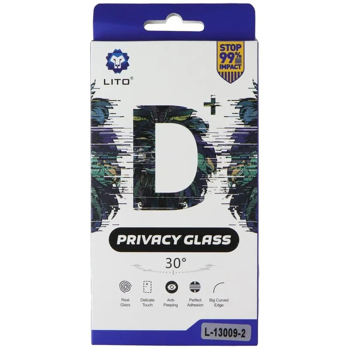 LITO D+ Privacy Glass Screen Protector for iPhone 13 Pro Max (2 Pack) - Privacy by LITO - Refurbished - Brand New condition
