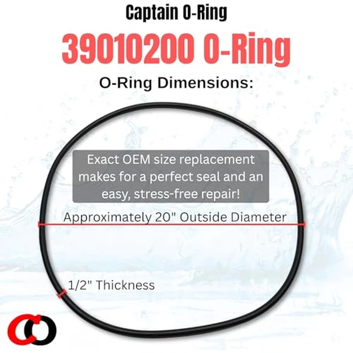 Captain O-Ring - Replacement 39010200 O-497 O-Ring for Pentair CCP 320/420/520 Clean & Clear Plus FNS 24/36/48/90 FNS Plus Pool DE Filter by Captain O-Ring - Image 4