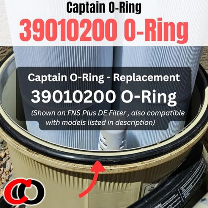 Captain O-Ring - Replacement 39010200 O-497 O-Ring for Pentair CCP 320/420/520 Clean & Clear Plus FNS 24/36/48/90 FNS Plus Pool DE Filter by Captain O-Ring - Image 5