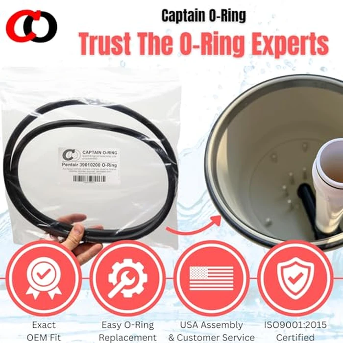 Captain O-Ring - Replacement 39010200 O-497 O-Ring for Pentair CCP 320/420/520 Clean & Clear Plus FNS 24/36/48/90 FNS Plus Pool DE Filter by Captain O-Ring - Image 7