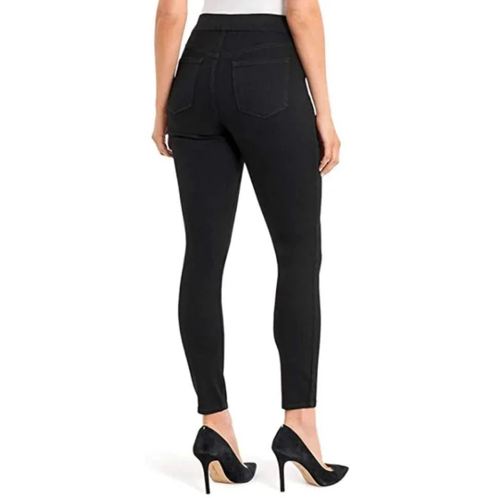Nine West Women's Heidi Pull-On Skinny Jeans 14 - Black Rinse by Nine West - Image 3